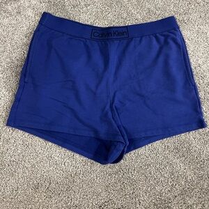 BLUE CALVIN KLEIN SLEEP SHORTS